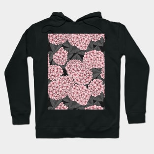 Pink hydrangea Hoodie